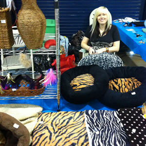 linds at a cat show